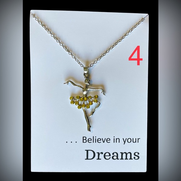 🆕 Ballerina Necklace - Yellow - Picture 10 of 12